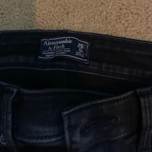 A & F Pants: 0R/25 SIMONE HIGH RISE SUPER SKINNY - Picture 2 of 4